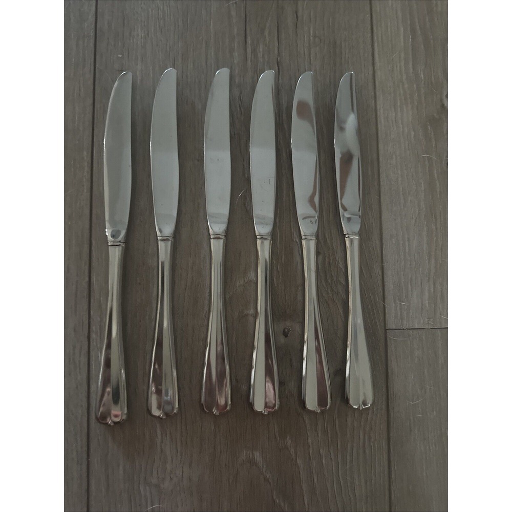 6 Oneida GALA IMPULSE Knives‎ 9" Stainless Flatware Silverware